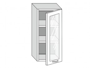 19.40.3 Шкаф настенный (h=913) на 400мм с 1-ой стекл. дверцей в Оханске - ohansk.магазин96.com | фото