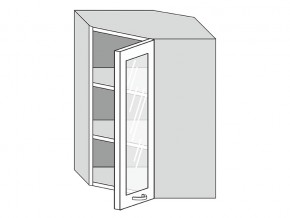 19.60.3у Шкаф настенный (h=913) угловой на 600мм со стекл. дверцей в Оханске - ohansk.магазин96.com | фото