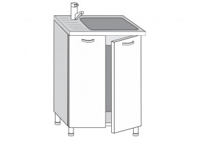 2.60.2м Шкаф-стол на 600мм под врезную мойку с 2-мя дверцами в Оханске - ohansk.магазин96.com | фото