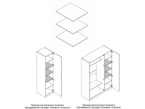 Комплект полок шкафа 1 дверного или 3 дверного в Оханске - ohansk.магазин96.com | фото