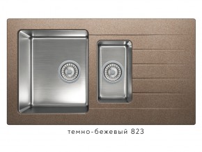 Мойка комбинированная Tolero twist TTS-890 Темно-бежевый 823 в Оханске - ohansk.магазин96.com | фото