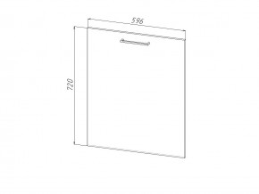 П 60 Комплект для посудомоечной машины 600 мм (цоколь + фасад) ЛДСП в Оханске - ohansk.магазин96.com | фото