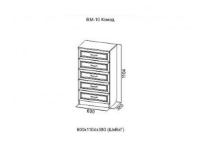 ВМ-10 Комод в Оханске - ohansk.магазин96.com | фото